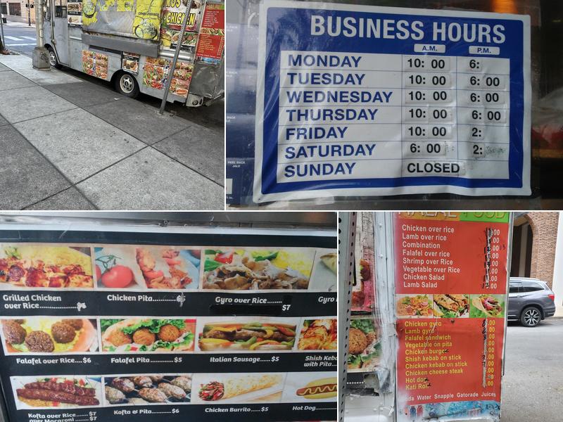 Halal New York Gyro Food Truck Menu