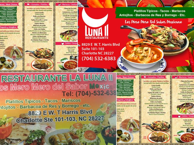 LA LUNA 2 Menu
