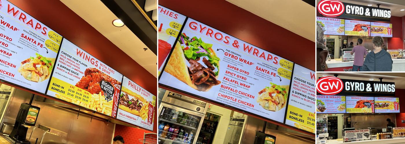 Great Wraps Menu