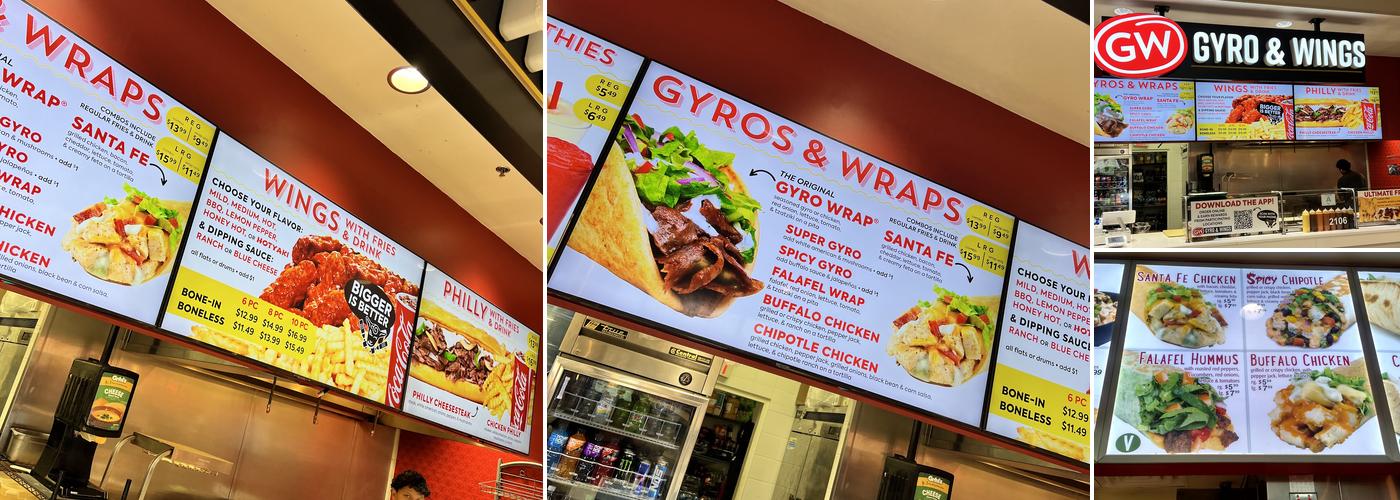Great Wraps Menu