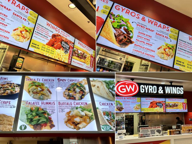 Great Wraps Menu