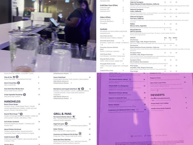 Wayside Social - Eatery Cafe Bar Menu