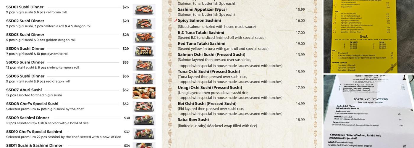 Daeco Sushi - Sushi Platter & Catering Menu