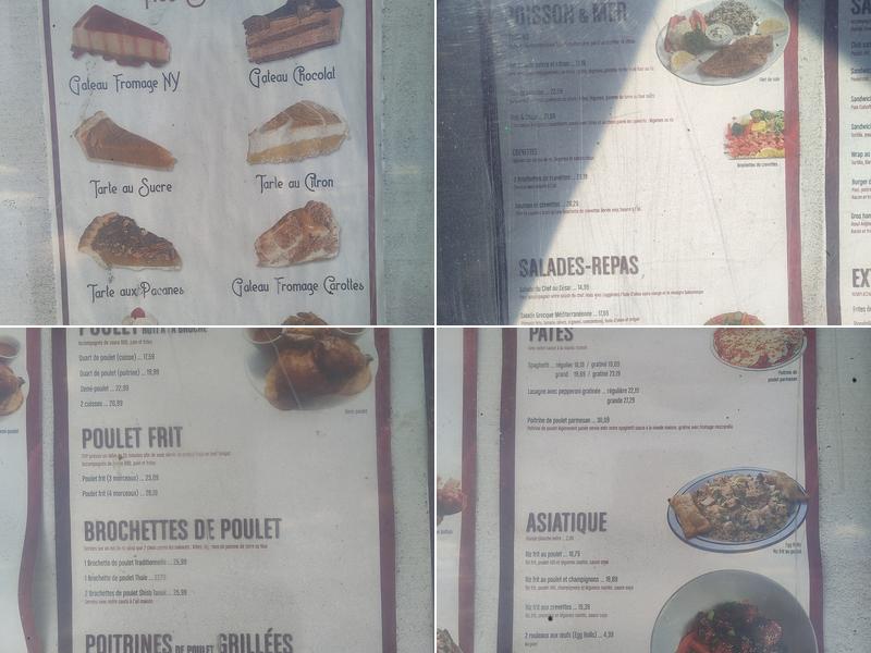 Rôtisserie La Victorienne Menu