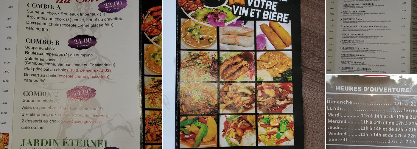 Restaurant Naga Menu