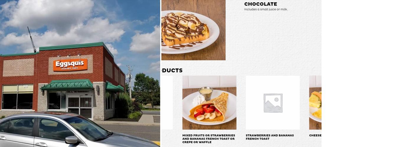 Eggsquis Menu
