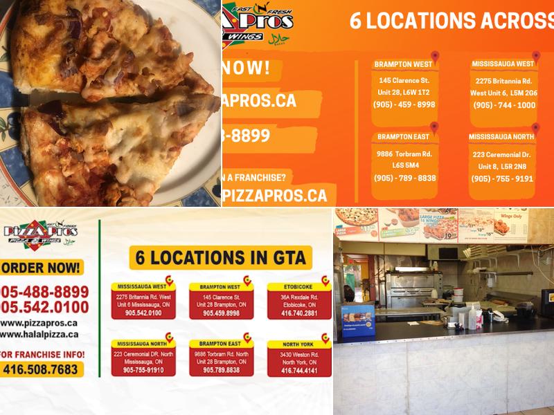 Pizza Pros Menu