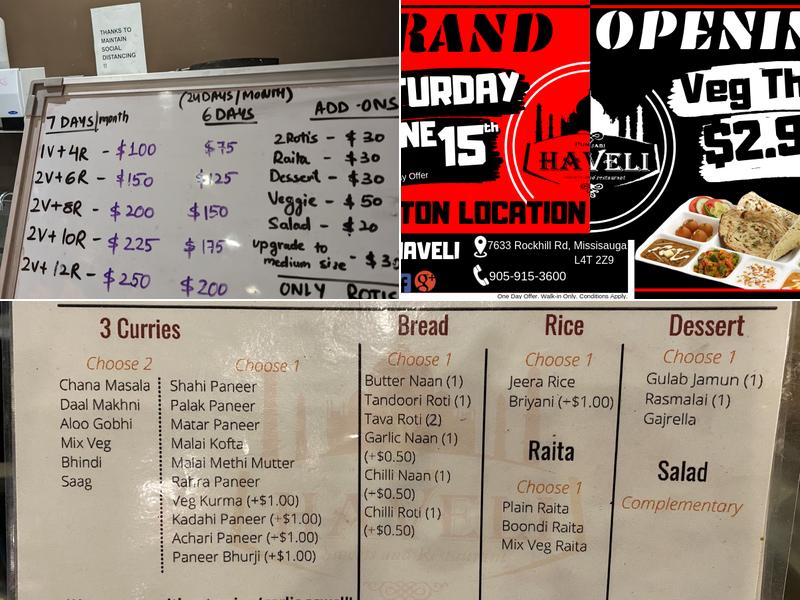 Punjabi Haveli Sweets and Restaurant Menu