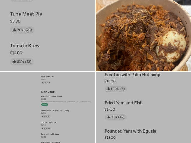 Sweet N' Low Restaurant Menu