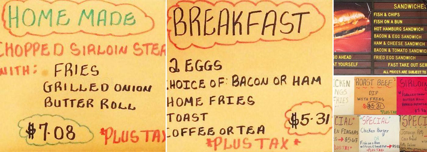 Blue Sky Restaurant And Bar Menu