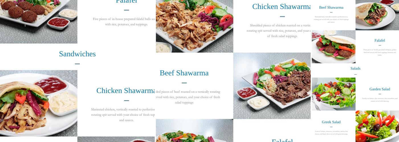 Euro Shawarma Menu