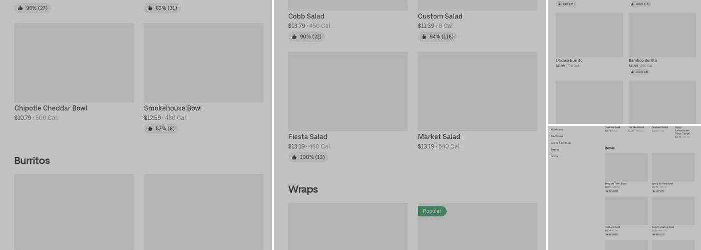 Freshii Menu