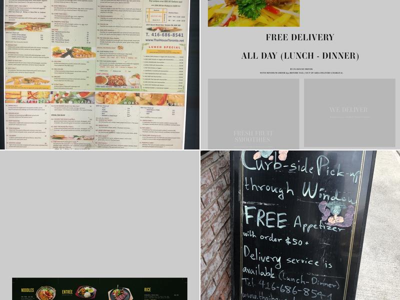 Thai House Cuisine Menu