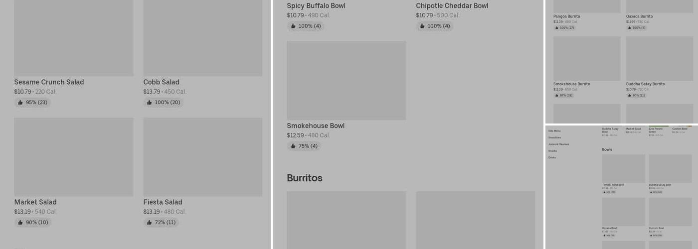 Freshii Menu