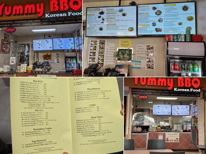 Yummy BBQ Menu