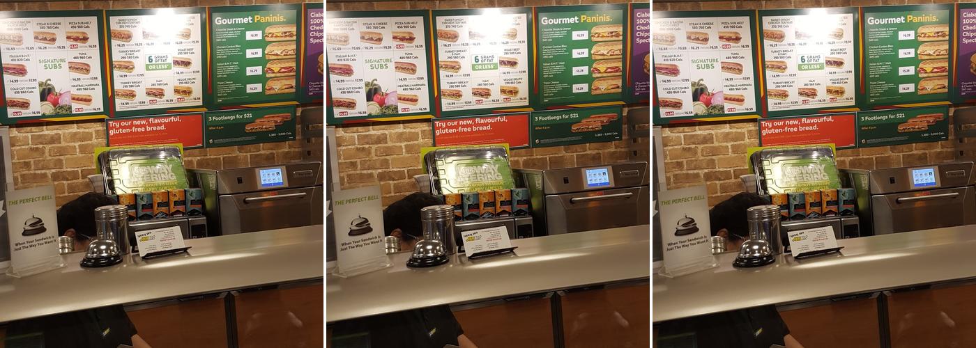 Subway Menu