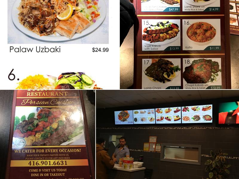 Faryab Restaurant Menu