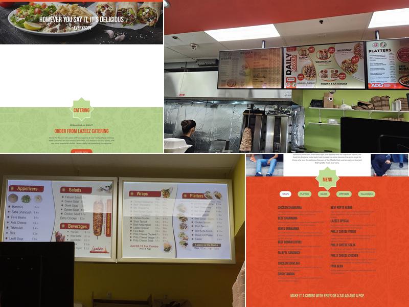 Lazeez Shawarma Menu