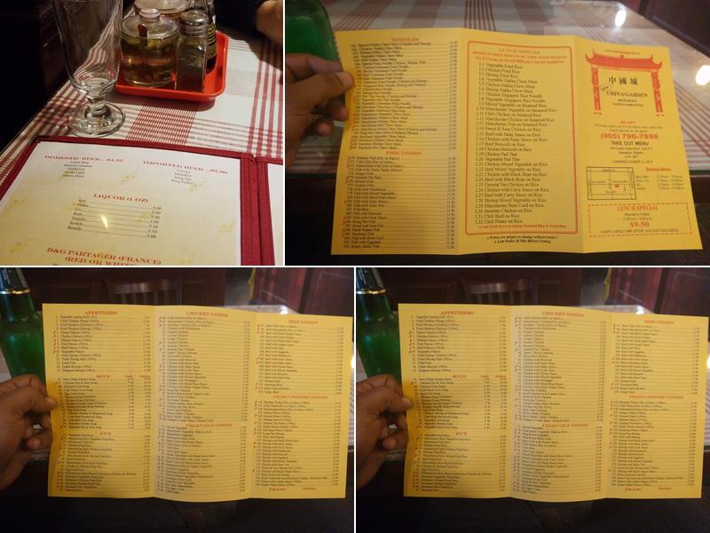 New China Garden Menu