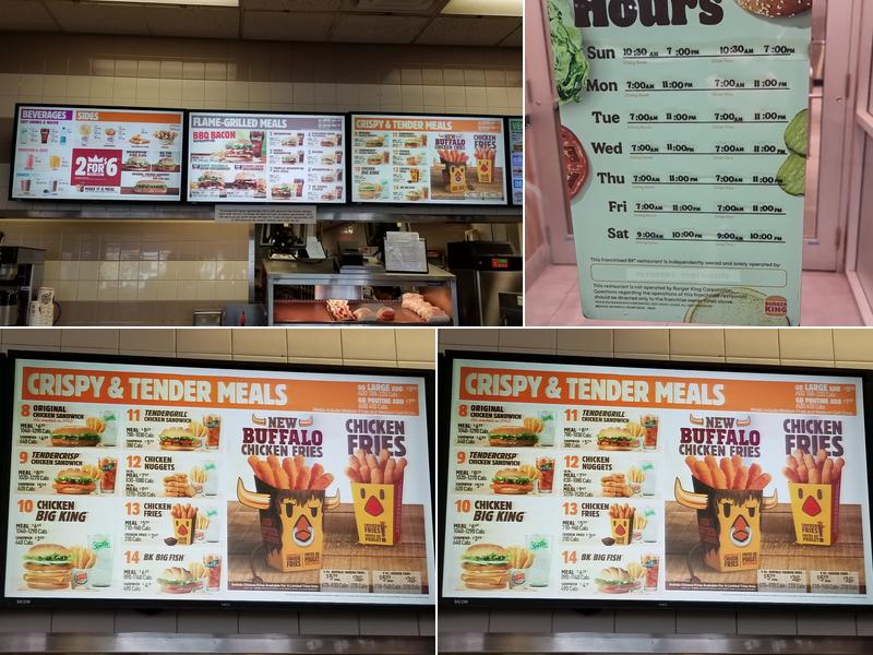 Burger King Menu