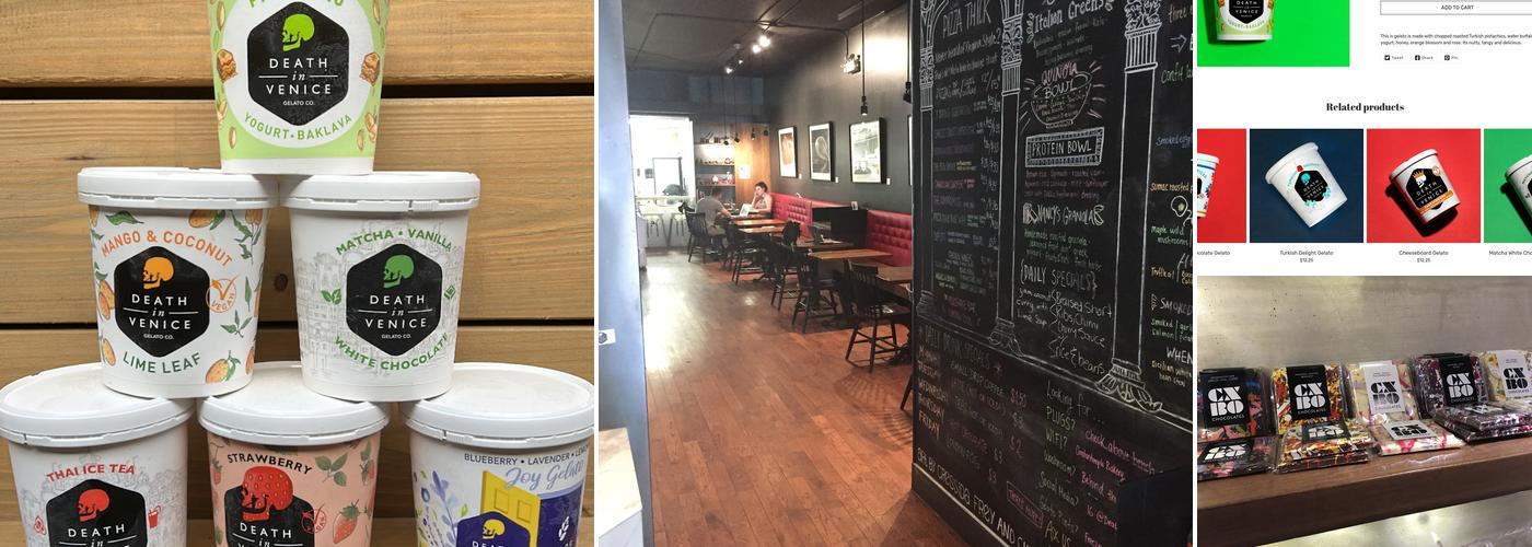 Death In Venice Gelato Menu