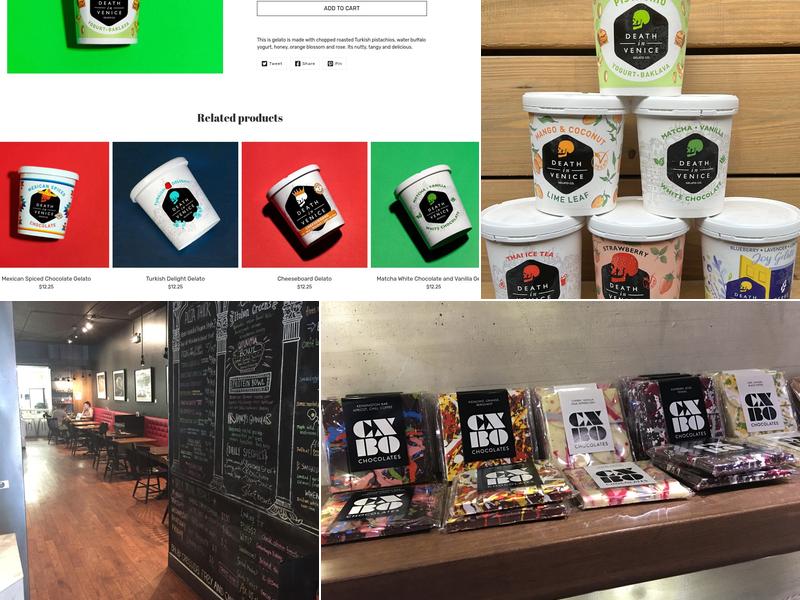 Death In Venice Gelato Menu