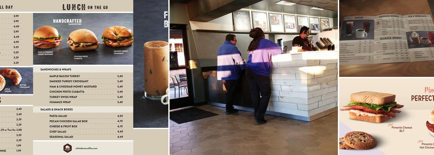 White Bison Coffee Menu