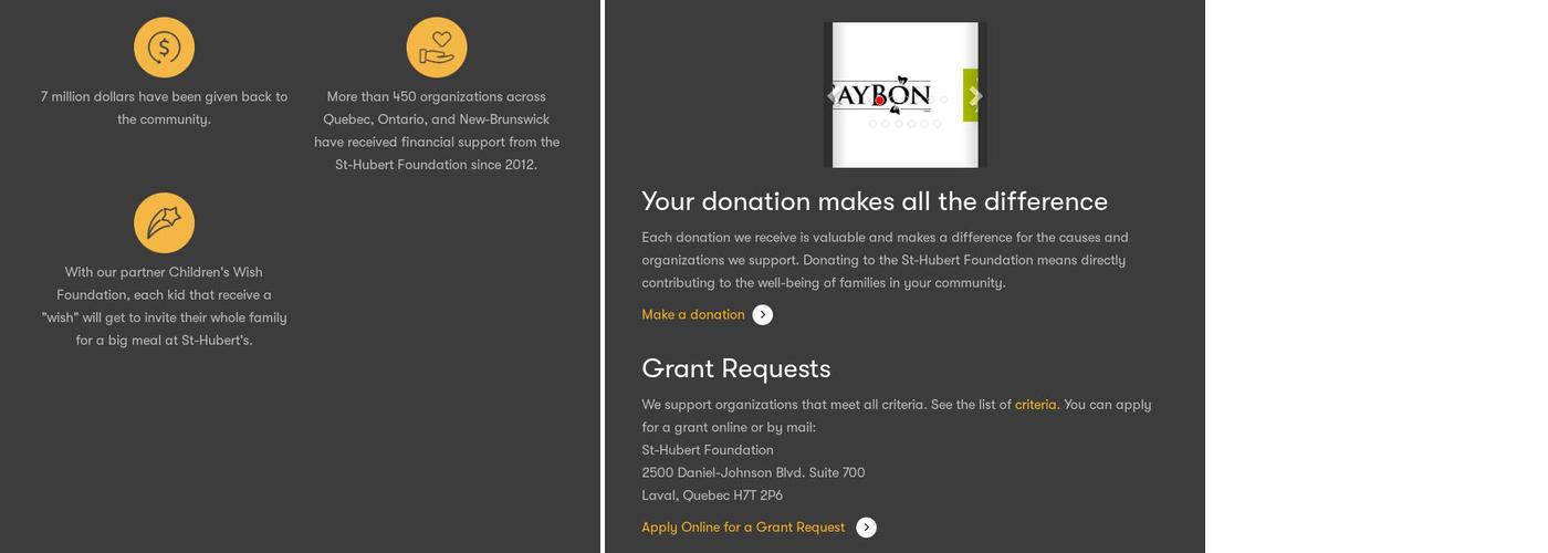 St-Hubert Express Menu