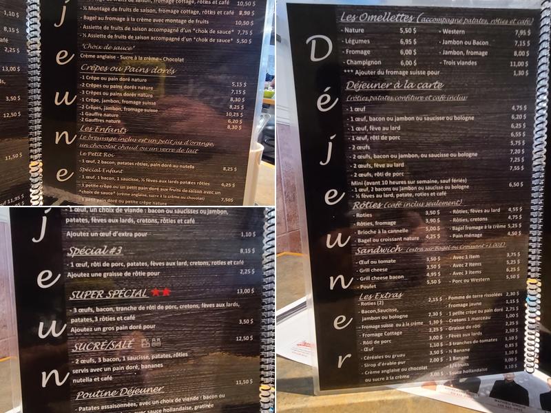 Special Restaurant Menu