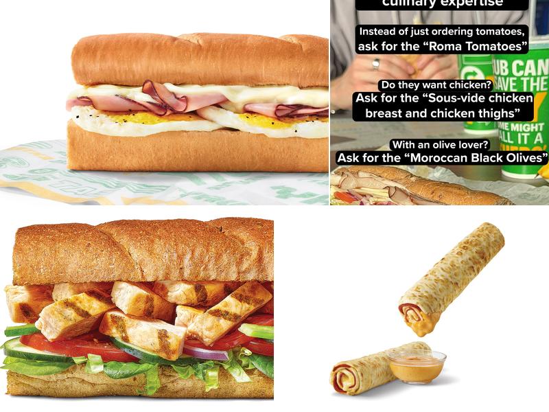 Subway Menu