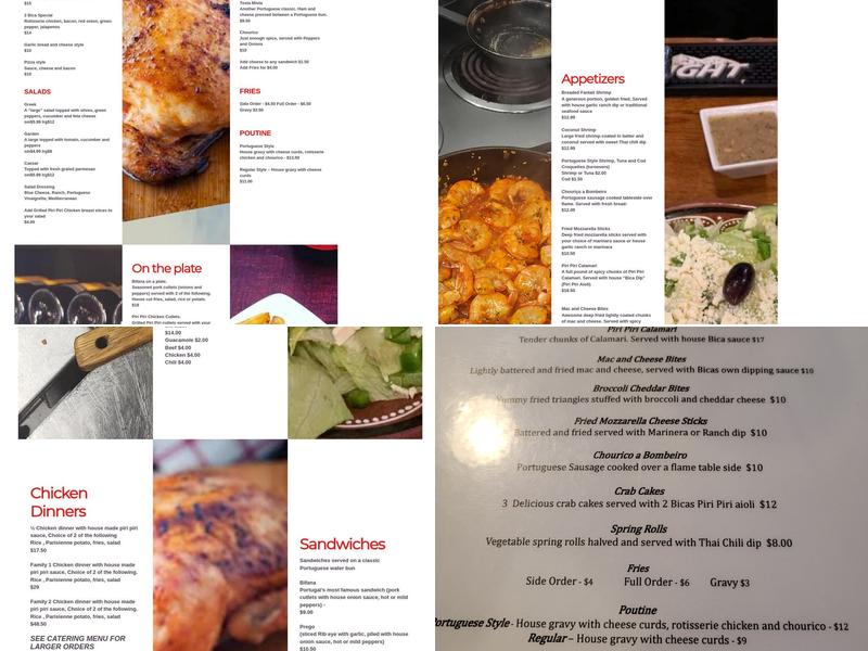 2 Bicas Menu