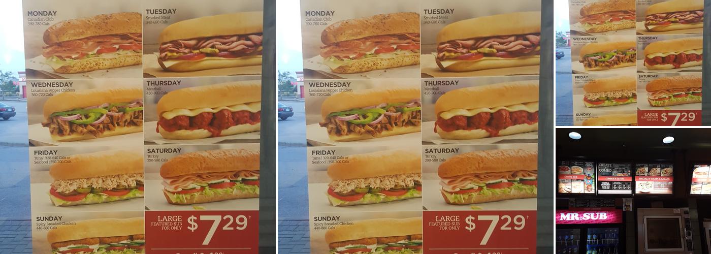 Mr.Sub Menu