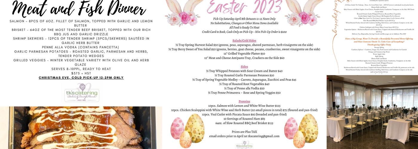 TK's Catering Menu