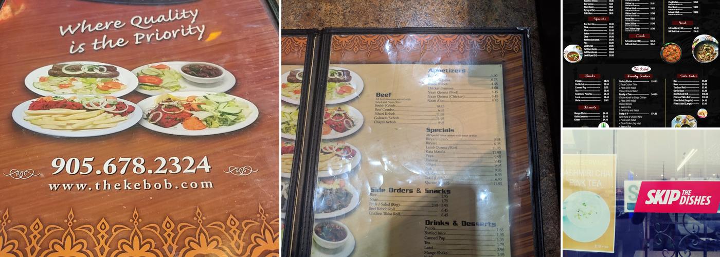 The Kebob Menu