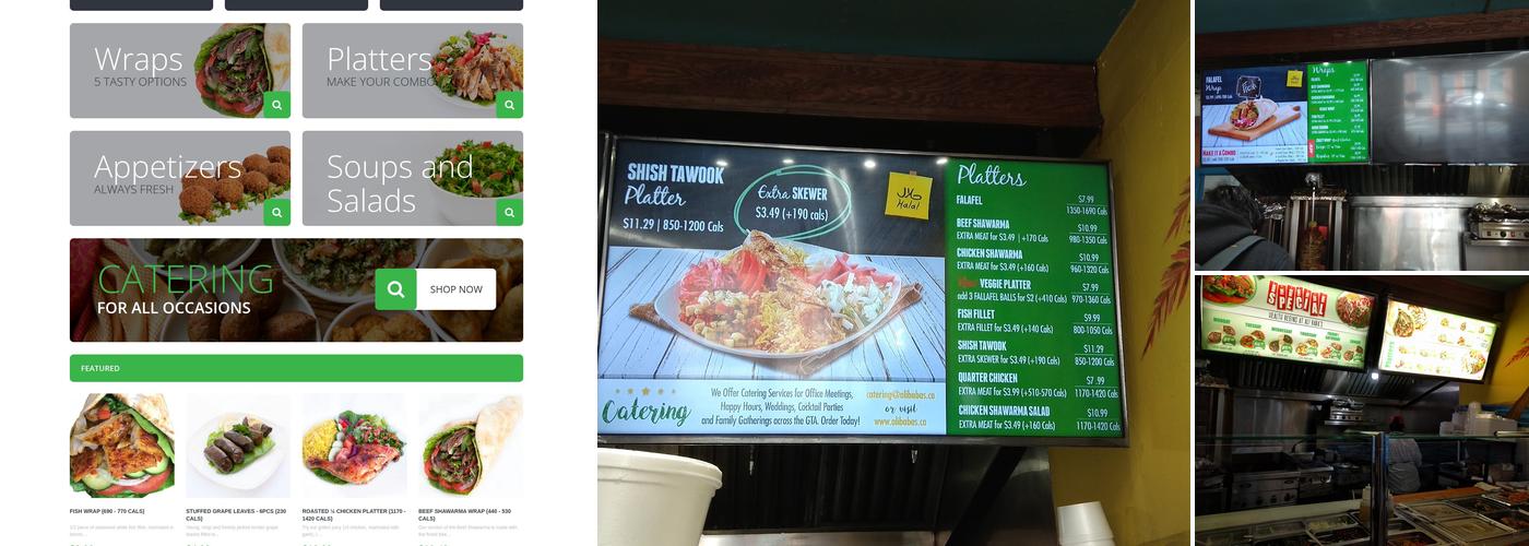 Ali Baba's Middle Eastern Cuisine Menu