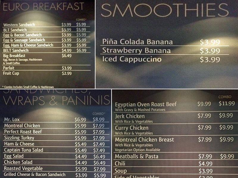 7 Wonders Fine Foods Menu