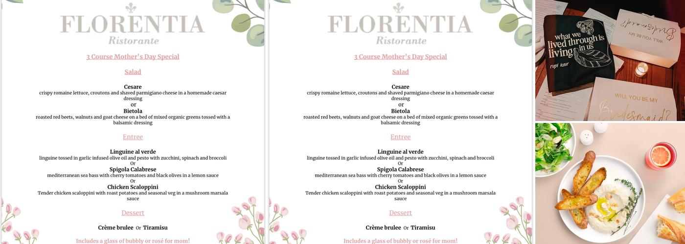 Florentia Menu