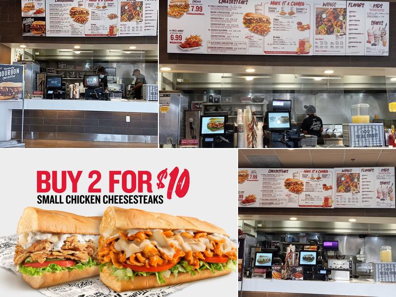 Charleys Cheesesteaks and Wings Menu