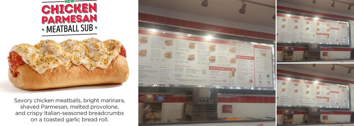 Firehouse Subs Belgate Menu