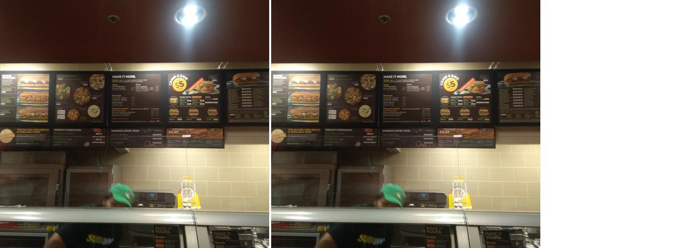 Subway Menu
