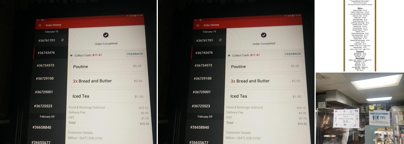 Queensway Fish And Chips Menu