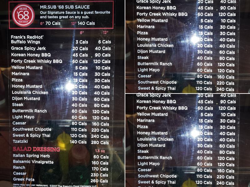 Mr.Sub Menu