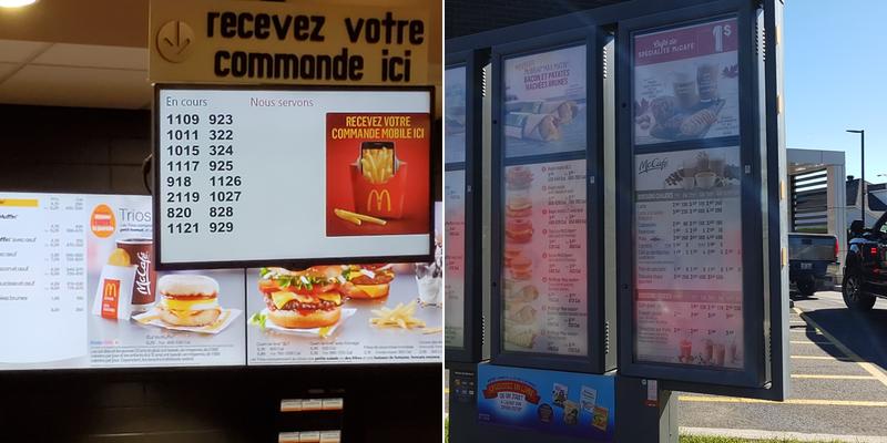 McDonald's Menu