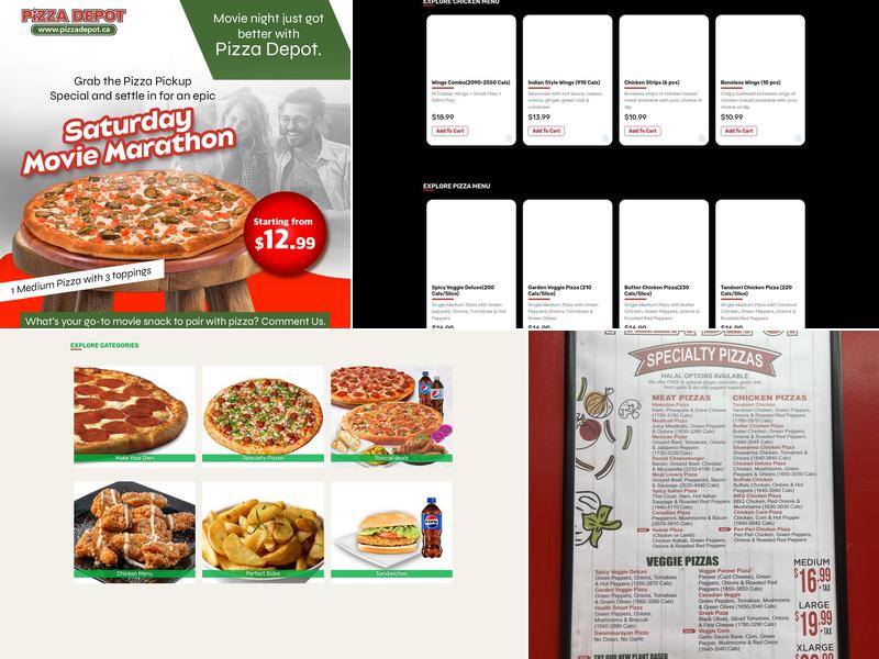 Pizza Depot Menu