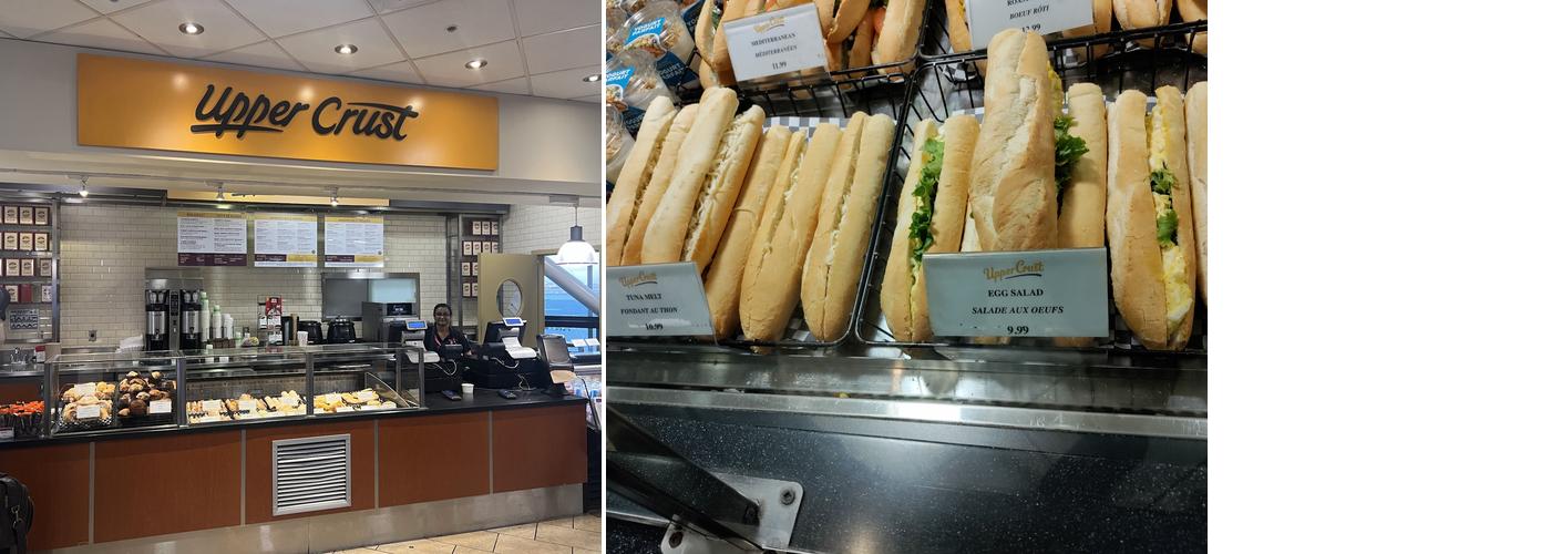Upper Crust Menu