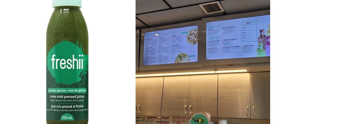 Freshii Menu