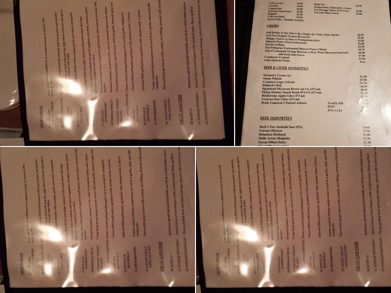 Mezzetta Restaurant & Tapas Br Menu