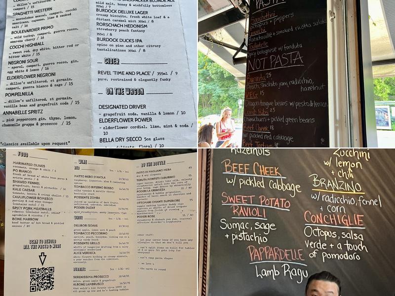 Annabelle Pasta Bar Menu