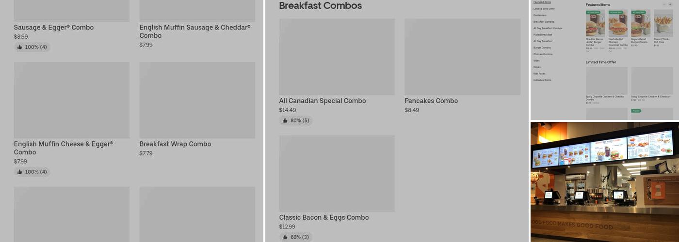 A&W Canada Menu