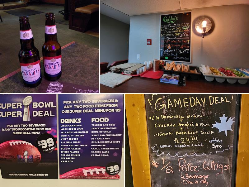 Gabby's - Isabella Hotel Menu